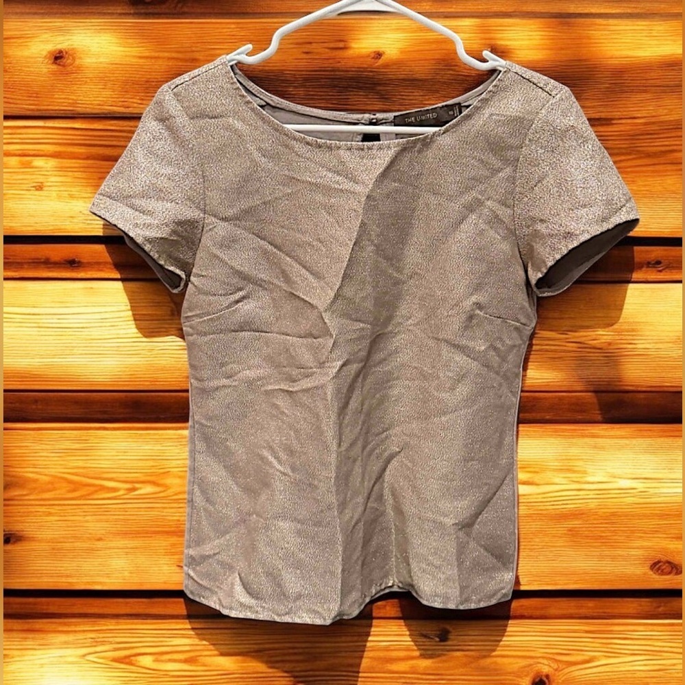 The limited Elegant Silver Women's Top XS